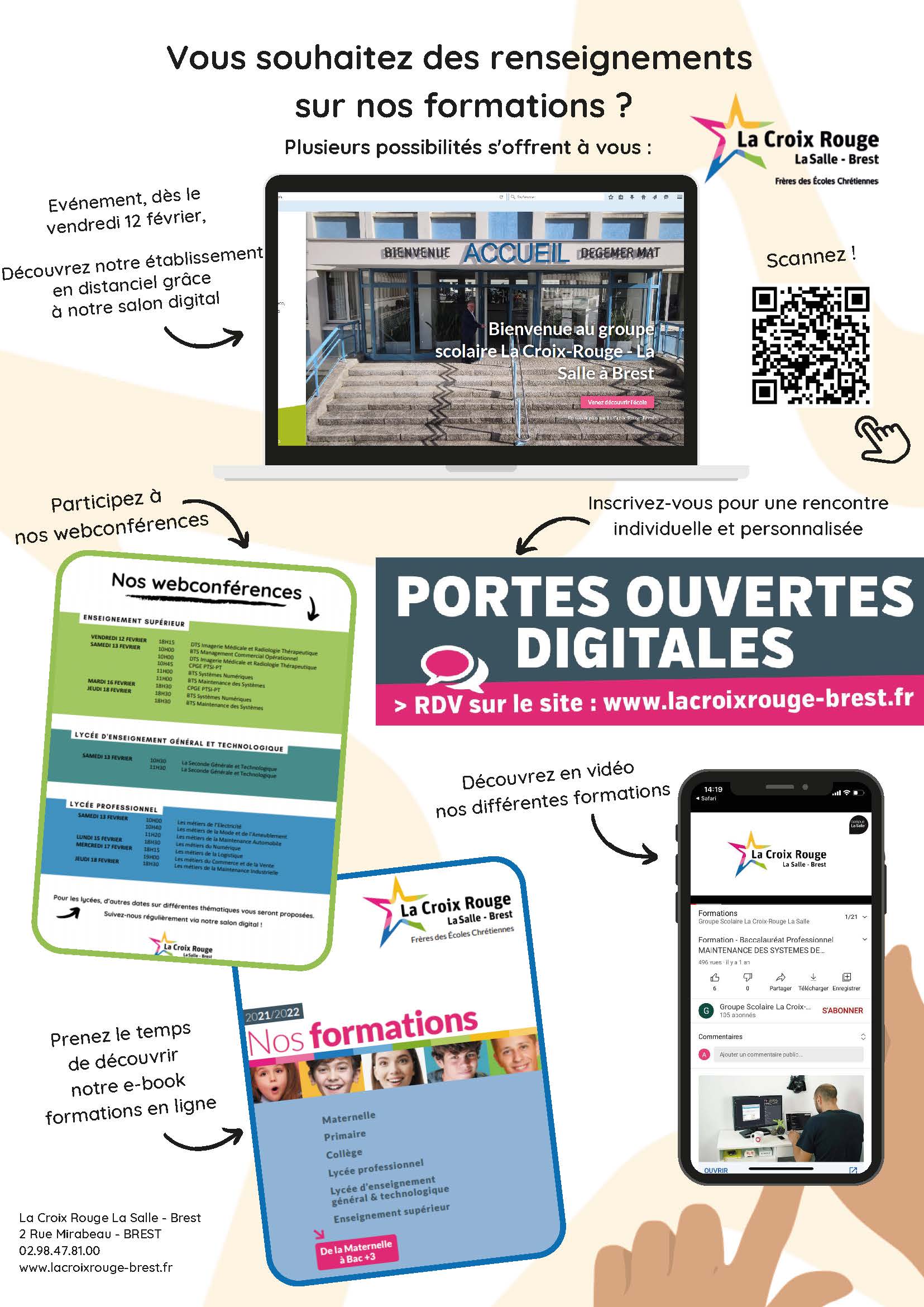 Flyer portes ouvertes 2021