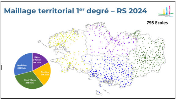 Maillage territorial 2024 - Ecoles