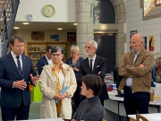 Visite du Président de Région Bretagne au lycée Saint Pierre à Saint-Brieuc